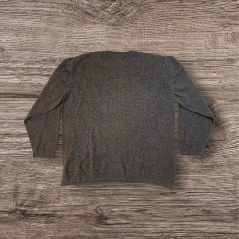 Banana Republic Sweater Mens‎ L Brown Pullover Casual 100% Cotton Long Sleeve